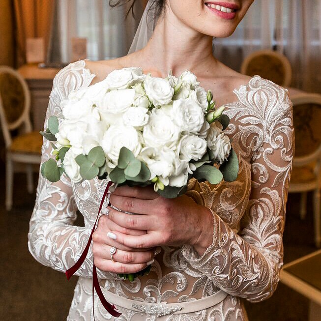 Букет невесты "Пышный бал"