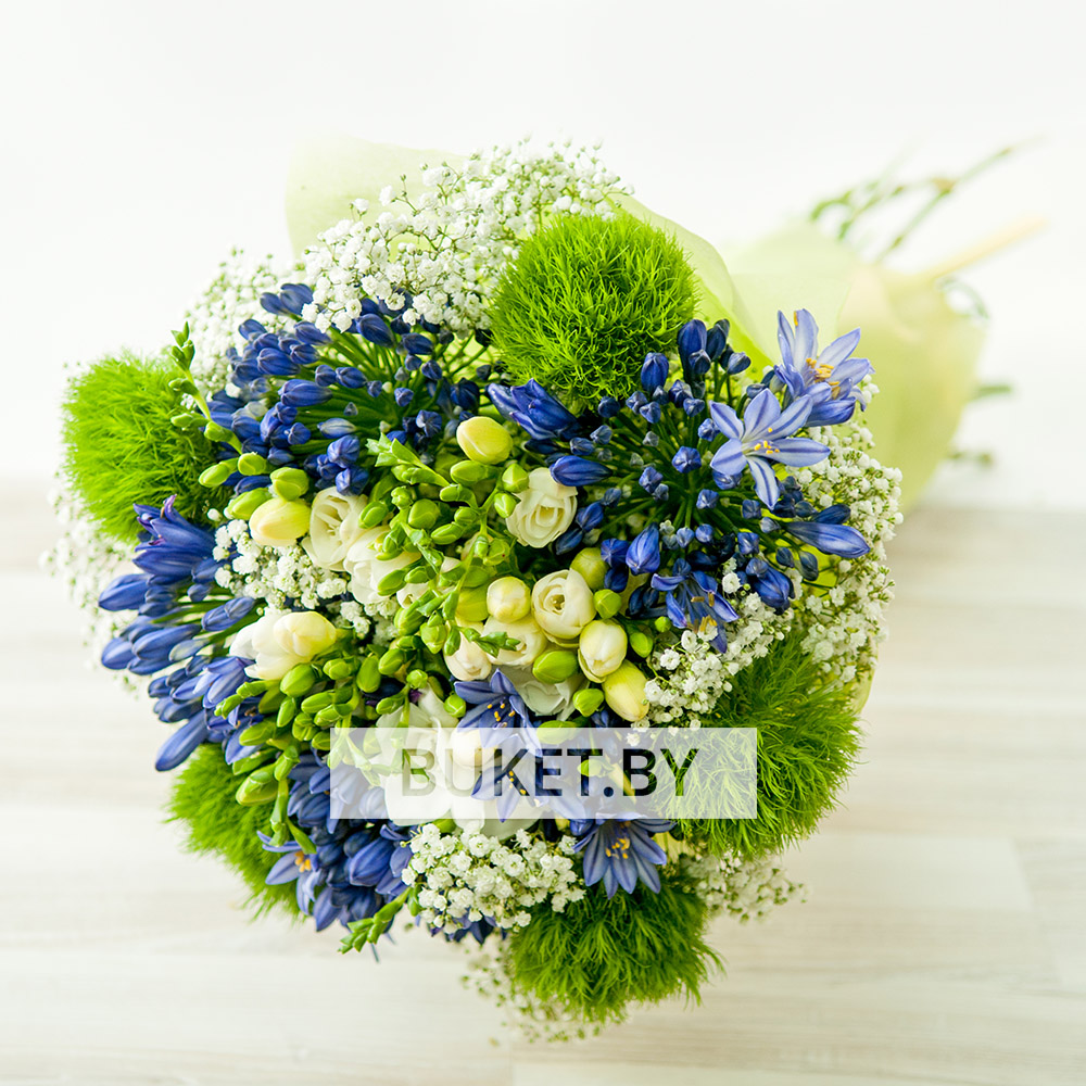 Букет и алюма и фрезии